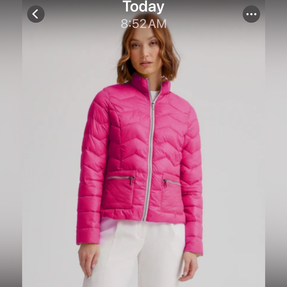CRO chevron puffer with down